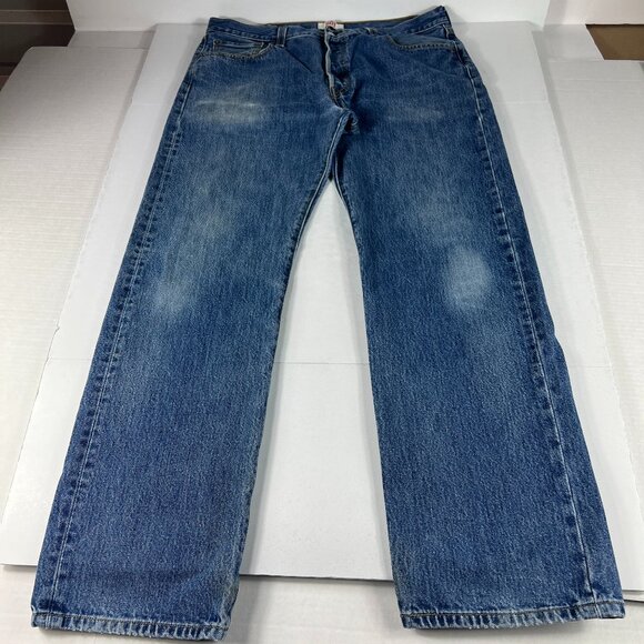 Y2K Levi's Jeans Men's 36x31* 501 XX Straight Blue Faded Cotton Denim Tag 36x32 - Picture 1 of 16